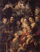 Jacob Jordaens Borthers,and Sisters Spain oil painting reproduction